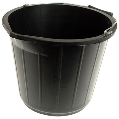 15LTR BLACK BUCKET