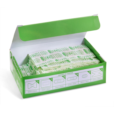 BOX OF ASSORTED PLASTERS