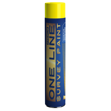 ONE LINE SURVEY PAINT YELLOW