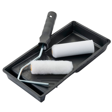 4" PAINT ROLLER TRAY SET