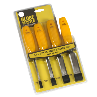 4PC WOOD CHISEL SET