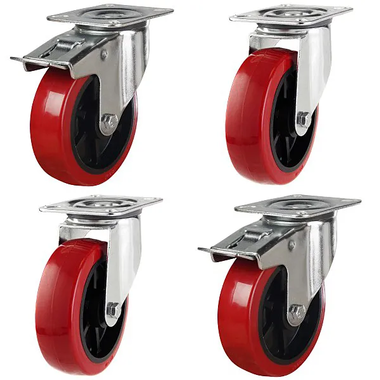 SET OF 4 SWIVEL CASTORS