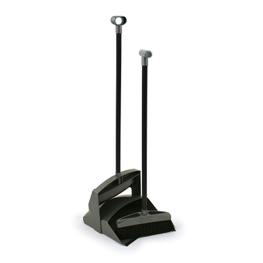 LONG HANDLE DUSTPAN AND BRUSH SET