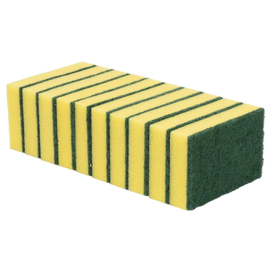 PACK OF 10 SPONGE SCOURERS