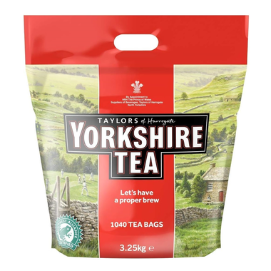 YORKSHIRE TEA BAGS 1040 QTY
