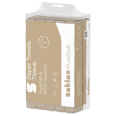 2 PLY V-FOLD 100% RECYCLED HAND TOWELS