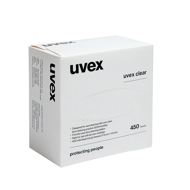 UVEX LENS CLEANING TISSUES