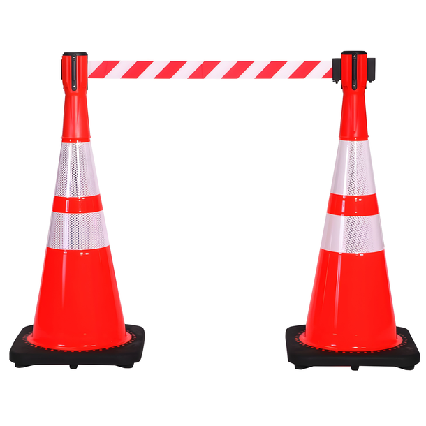 9M RETRACTABLE CONE BARRIER