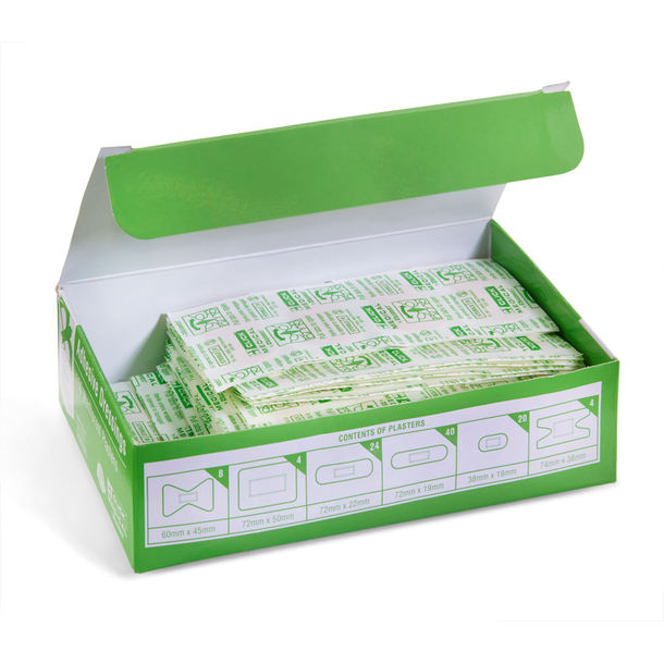 BOX OF ASSORTED PLASTERS