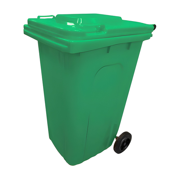 240LTR GREEN WHEELIE BIN