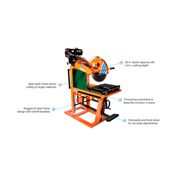 18" MASONRY SAW BENCH