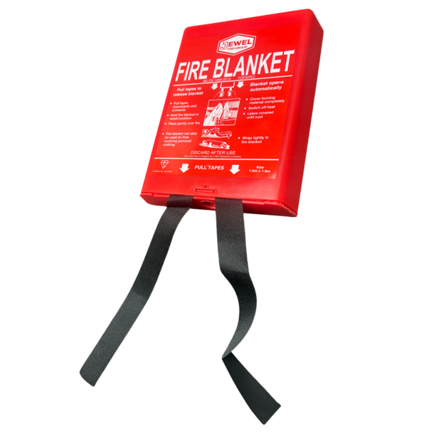 RED FIRE BLANKET 1.2M X 1.2M