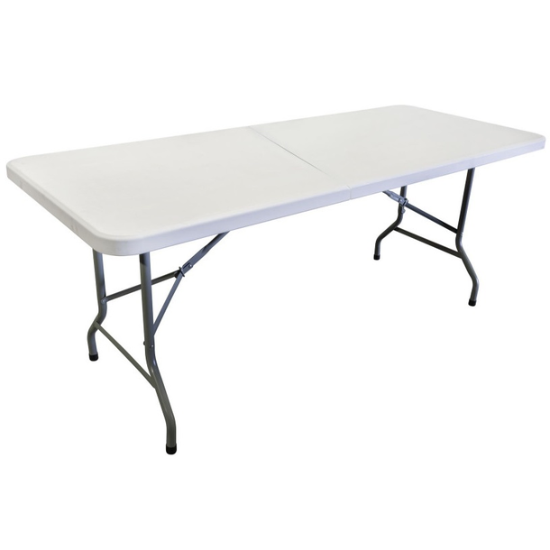 PLASTIC FOLDING TRESTLE TABLE