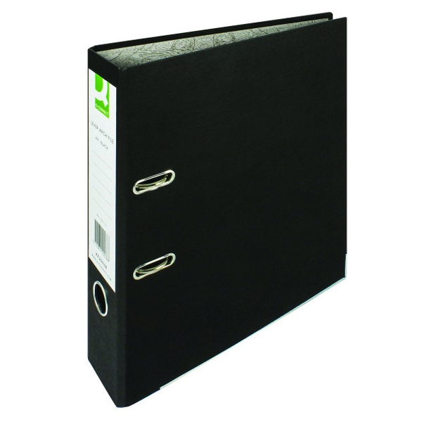 A4 BLACK LEAVER ARCH FOLDER
