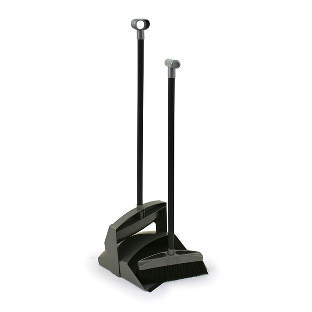LONG HANDLE DUSTPAN AND BRUSH SET