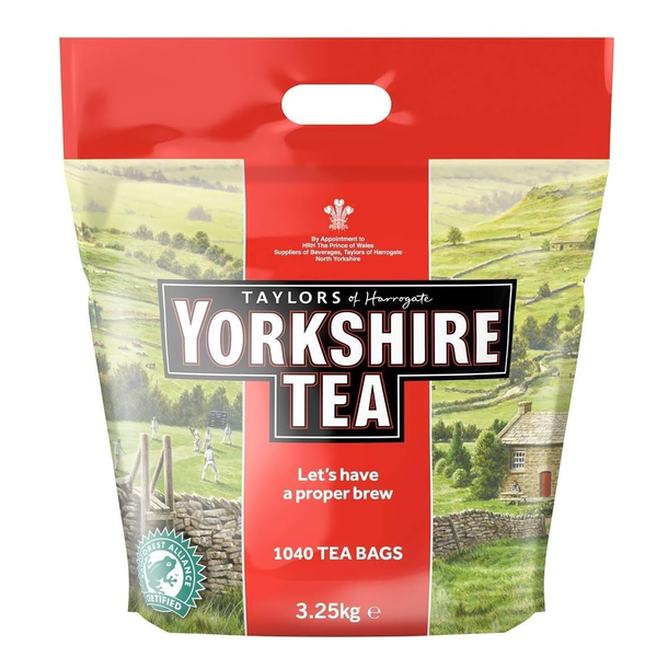 YORKSHIRE TEA BAGS 1040 QTY