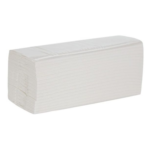 2 PLY Z-FOLD WHITE HAND TOWELS