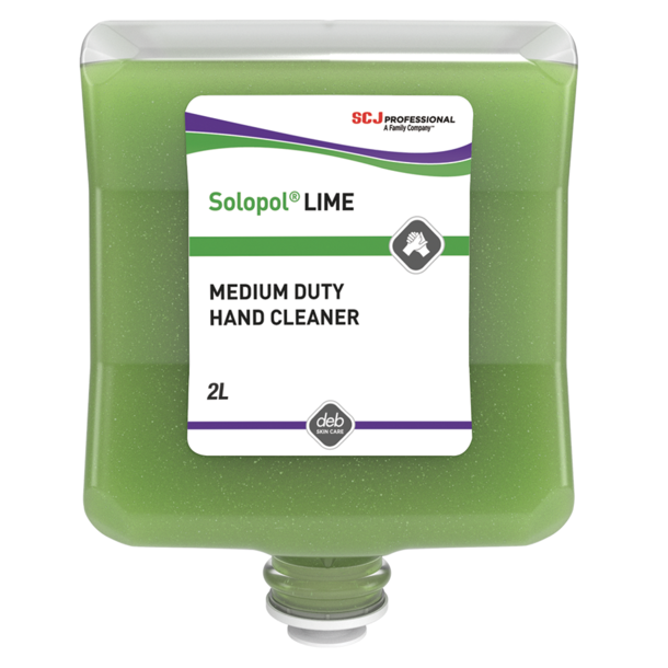DEB LIME HAND CLEANSER 2LTR
